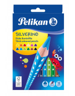 PELIKAN dicke Buntstifte triangular 12 Farben