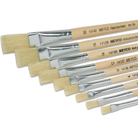 MEYCO Borstenpinsel kurzer Stiel, flach - Nr. 16