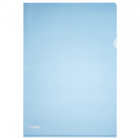 Herlitz Aktenhülle transparent blau