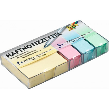 FOLIA Haftnotiz-Zettel in Box 