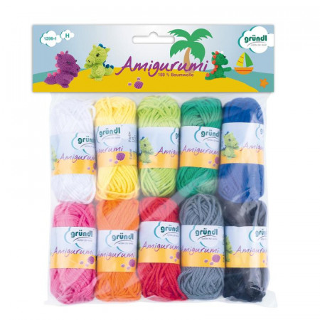 Wollset aus 10 Farben